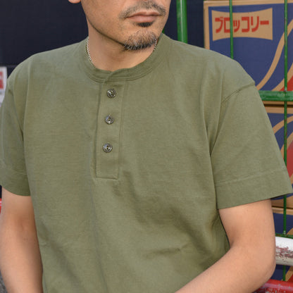PHERROW'S "PHNT" S/S Henley Neck Tee