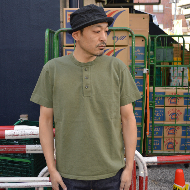 PHERROW'S "PHNT" S/S Henley Neck Tee