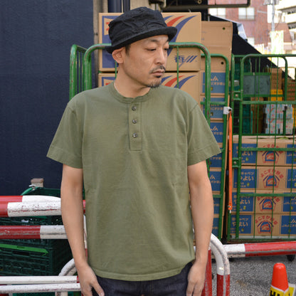 PHERROW'S "PHNT" S/S Henley Neck Tee