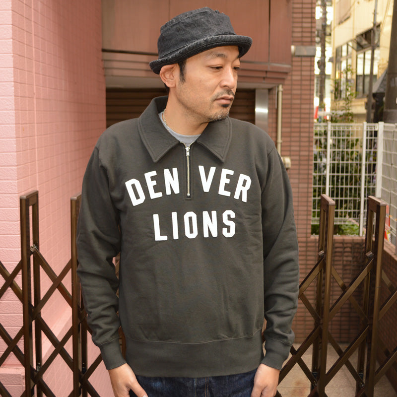 PHERROW'S "25W-PHZS1" Half Zip Sweatshirt