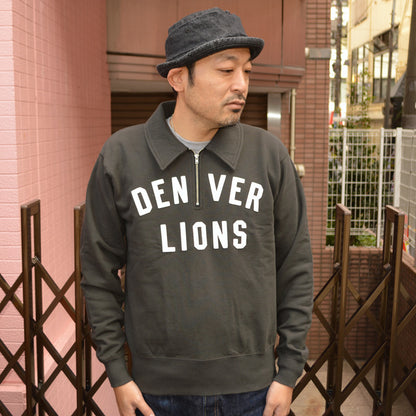 PHERROW'S "25W-PHZS1" Half Zip Sweatshirt