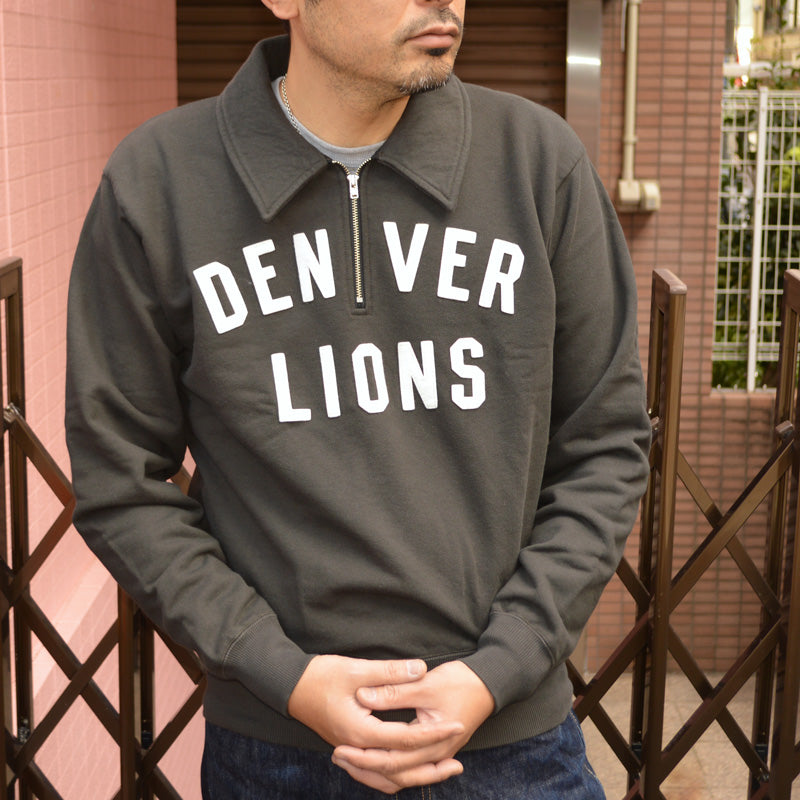 PHERROW'S "25W-PHZS1" Half Zip Sweatshirt