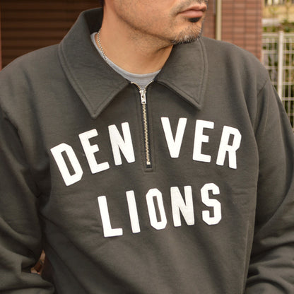 PHERROW'S "25W-PHZS1" Half Zip Sweatshirt