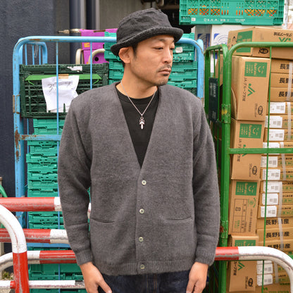 PHERROW'S "25W-PMSC1" Mohair Knit Cardigan