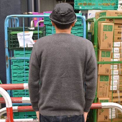 PHERROW'S "25W-PMSC1" Mohair Knit Cardigan
