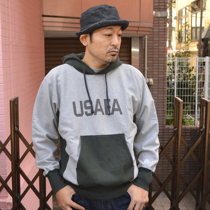 PHERROW'S "25W-PRHP-TT1" Two-tone Color Sweat Hooded Parka "USAFA"