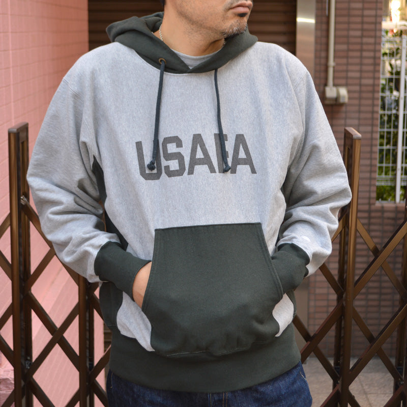 PHERROW'S "25W-PRHP-TT1" Two-tone Color Sweat Hooded Parka "USAFA"