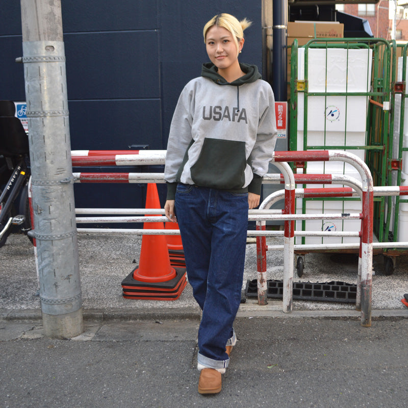 PHERROW'S "25W-PRHP-TT1" Two-tone Color Sweat Hooded Parka "USAFA"