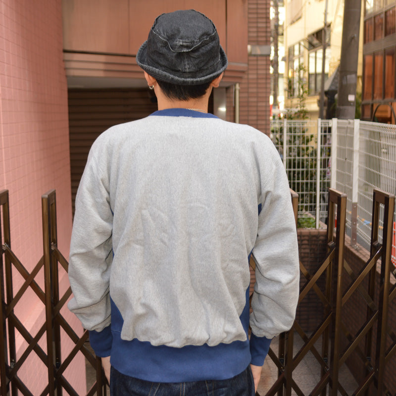 PHERROW'S "25W-PRWS-TT1" Two-tone Color Sweat "U.S. NAVY"