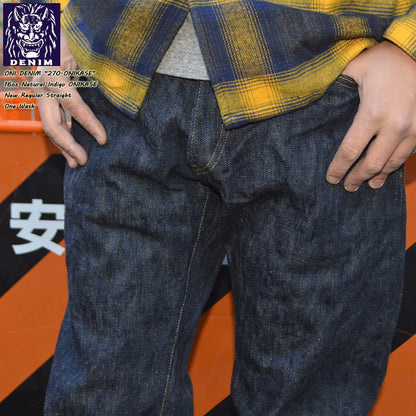 ONI DENIM "270-ONI KASE" 16oz Natural Indigo ONIKASE New Regular Straight