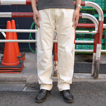 ONI DENIM "271-ECRU" 12.4oz OrganicCotton Selvedge Denim Just Right Straight