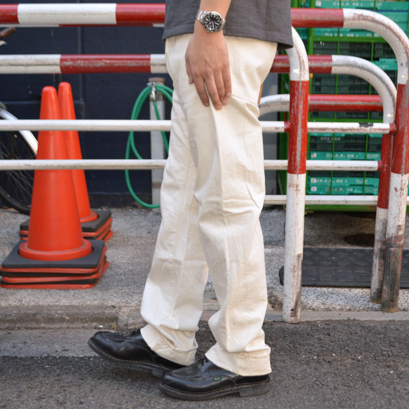ONI DENIM "271-ECRU" 12.4oz OrganicCotton Selvedge Denim Just Right Straight