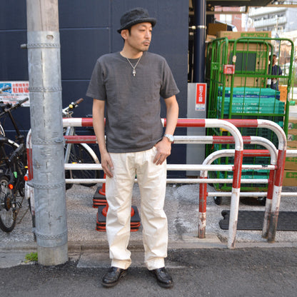 ONI DENIM "271-ECRU" 12.4oz OrganicCotton Selvedge Denim Just Right Straight