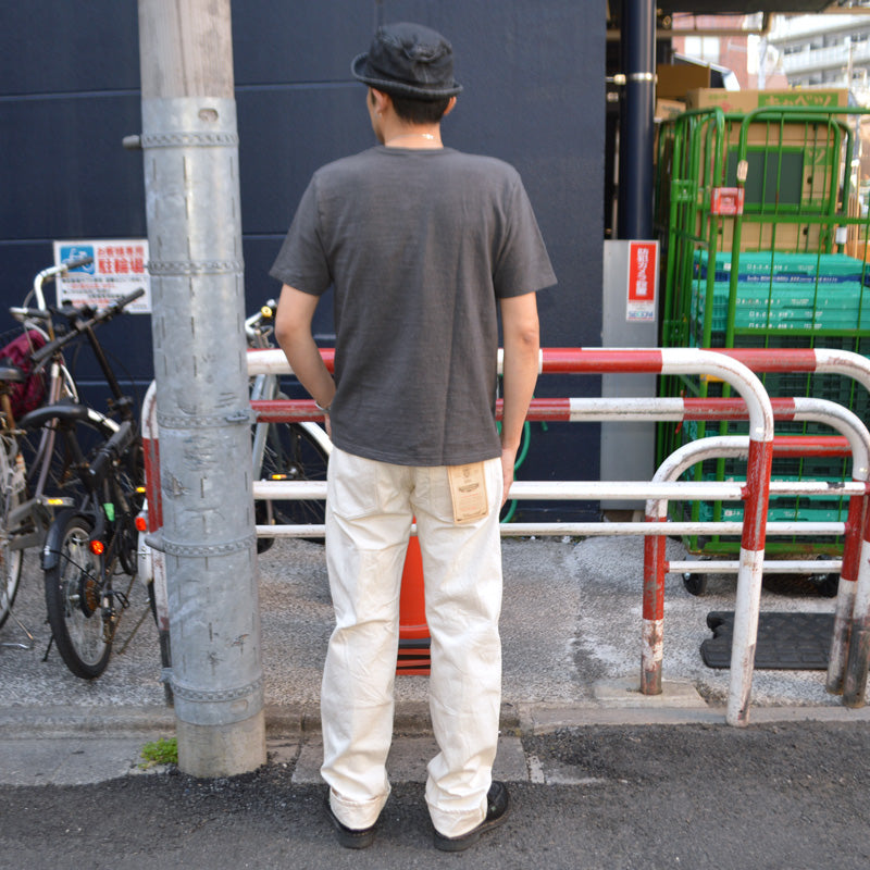 ONI DENIM "271-ECRU" 12.4oz OrganicCotton Selvedge Denim Just Right Straight