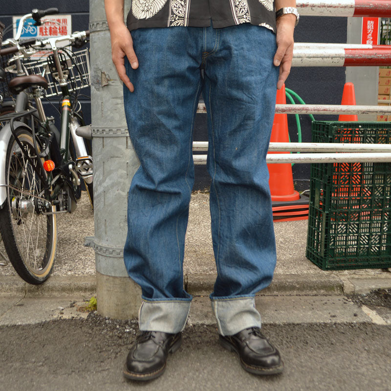 ONI DENIM "271-OFBD" 13.7oz Old Fade Blue Denim Just Right Straight