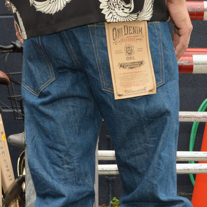 ONI DENIM "271-OFBD" 13.7oz Old Fade Blue Denim Just Right Straight