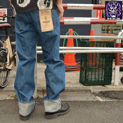 ONI DENIM "271-OFBD" 13.7oz Old Fade Blue Denim Just Right Straight
