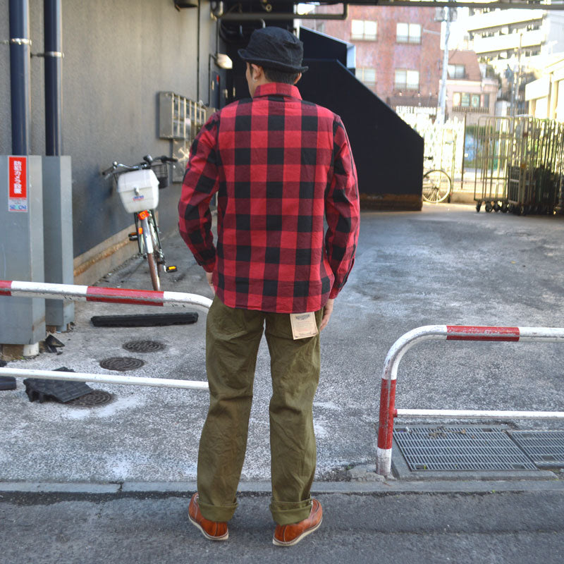 ONI DENIM、"271-OLOL"、12oz Selvedge Olive Denim Just Right Straight