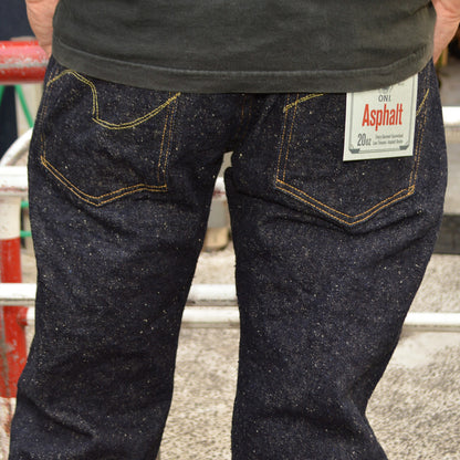 ONI DENIM、"288-Asphalt"、20oz Asphalt Denim Regular Straight