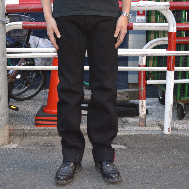 ONI DENIM "288ZR-BKBK" 20oz Oni Secret Black Denim Regular Straight