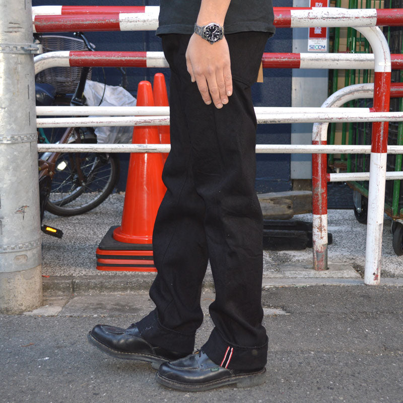 ONI DENIM "288ZR-BKBK" 20oz Oni Secret Black Denim Regular Straight