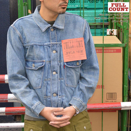 Black Friday!! 20%OFF!! FULL COUNT "2978-2102SS" 11.5oz Type 2 Denim Jacket "Dartford" (Super Smooth)