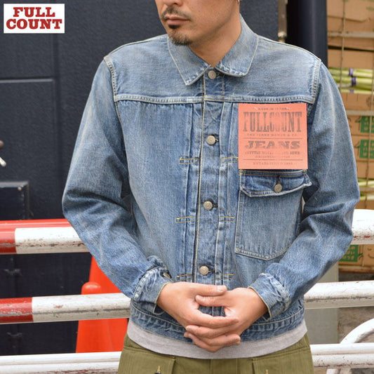 FULL COUNT 2978-2107 "Dartford" 13.7oz Type1 Denim Jacket