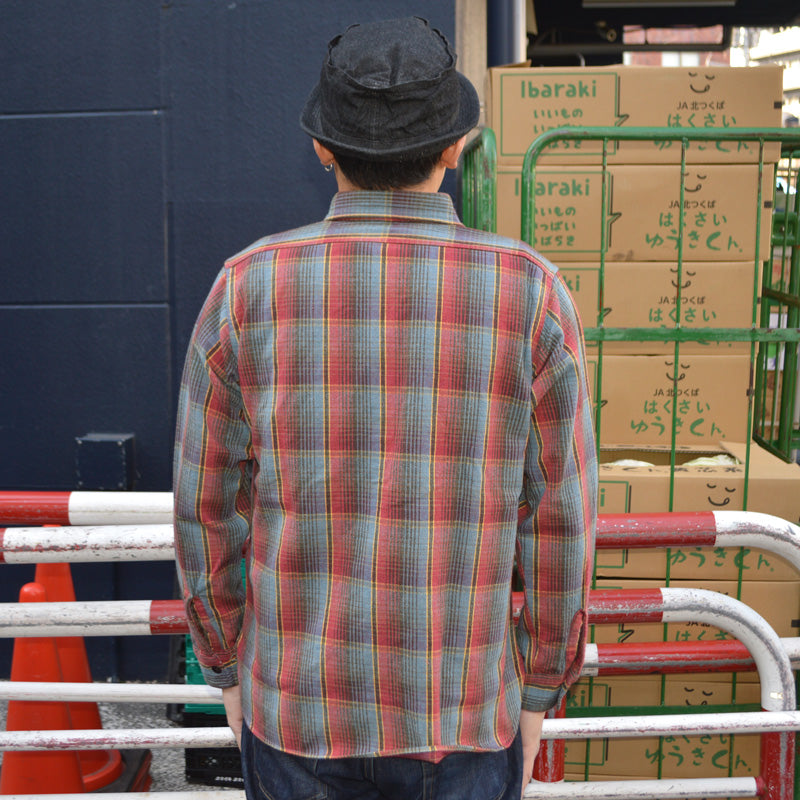 WAREHOUSE "Lot 3022 G" Flannel Shirts With Chinstrap