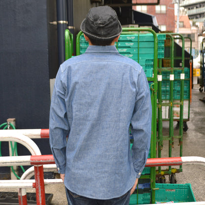 WAREHOUSE "3048" BIG YANK TYPE CHAMBRAY SHIRTS