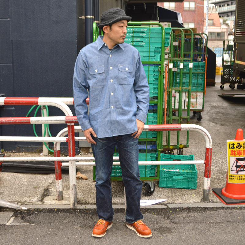 WAREHOUSE "3048" BIG YANK TYPE CHAMBRAY SHIRTS