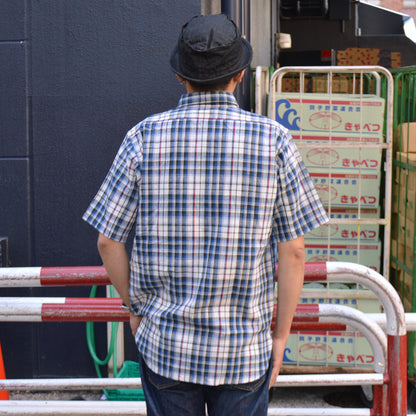 WAREHOUSE "3056 Type B" SHORT SLEEVE CHECK WORK SHIRTS