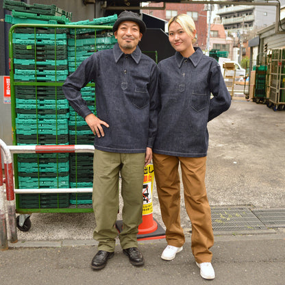 WAREHOUSE "3063" 1930’s WPA One Pocket Pullover Shirts