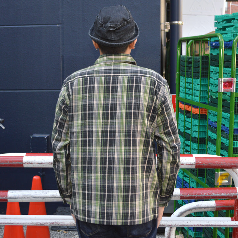 WAREHOUSE "3063" 1930’s WPA One Pocket Pullover Shirts(Flannel)