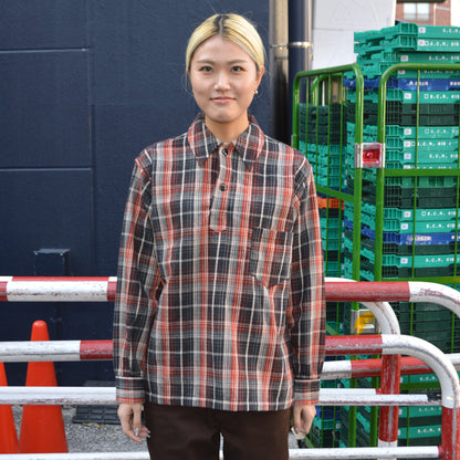 WAREHOUSE "3063" 1930’s WPA One Pocket Pullover Shirts(Flannel)