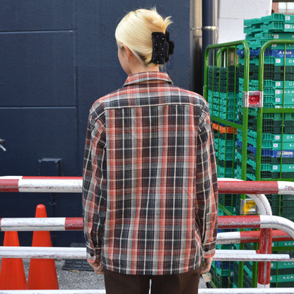 WAREHOUSE "3063" 1930’s WPA One Pocket Pullover Shirts(Flannel)