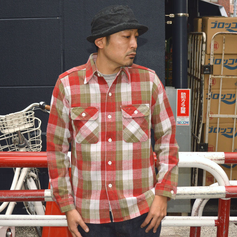 WARE HOUSE "Lot 3104 E" Flannel Shirts E