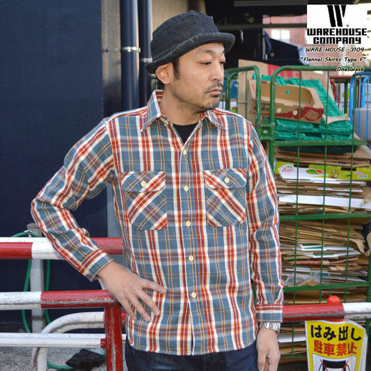 WARE HOUSE "Lot 3104 F" Flannel Shirts F (2025)