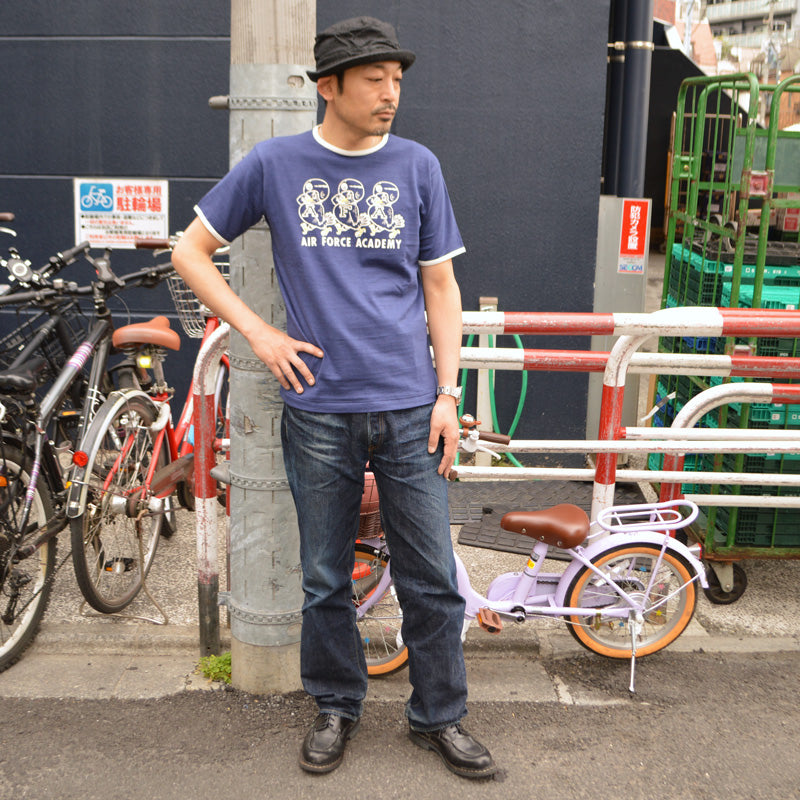 WAREHOUSE "4059 AFA" Ringer T-shirt