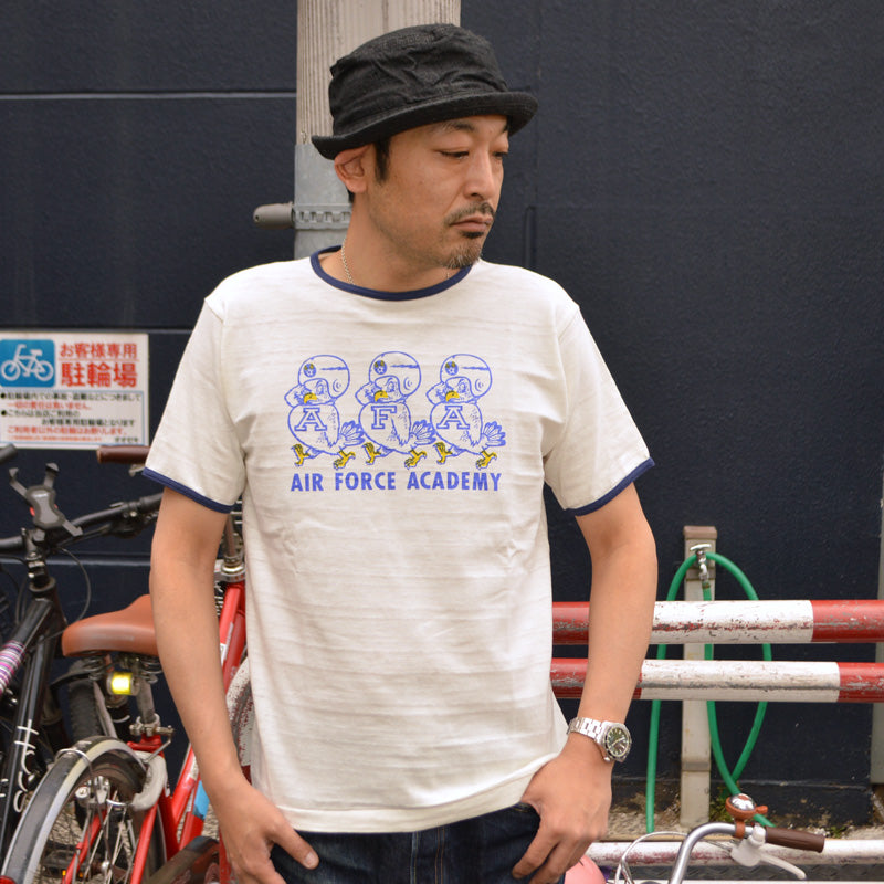 WAREHOUSE "4059 AFA" Ringer T-shirt