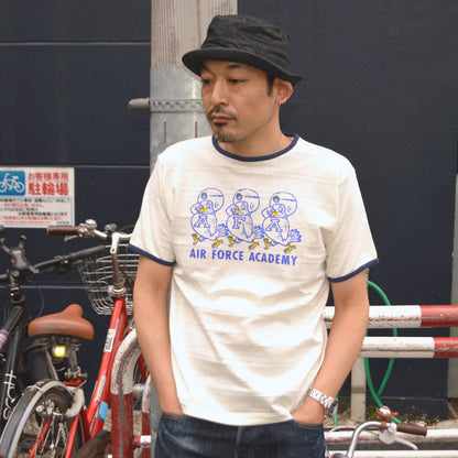 WAREHOUSE "4059 AFA" Ringer T-shirt