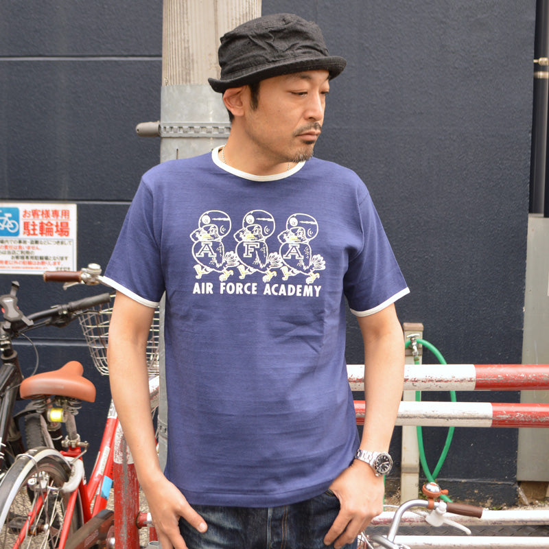 WAREHOUSE "4059 AFA" Ringer T-shirt