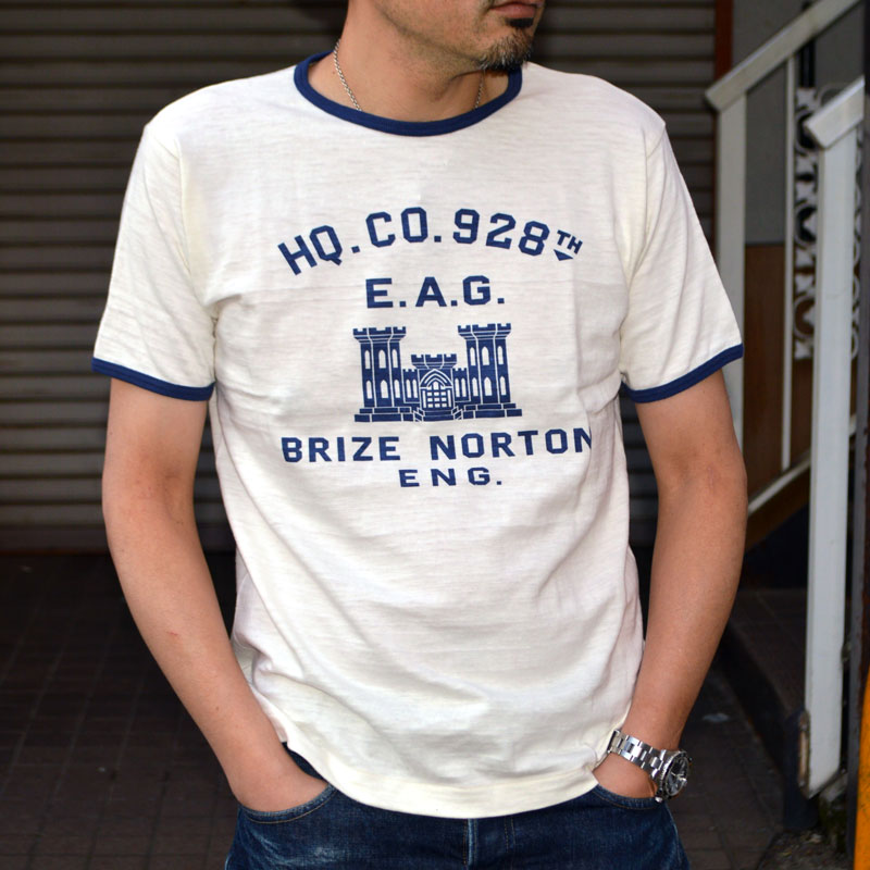 WAREHOUSE "4059 BRIZE NORTON" Ringer T-shirt