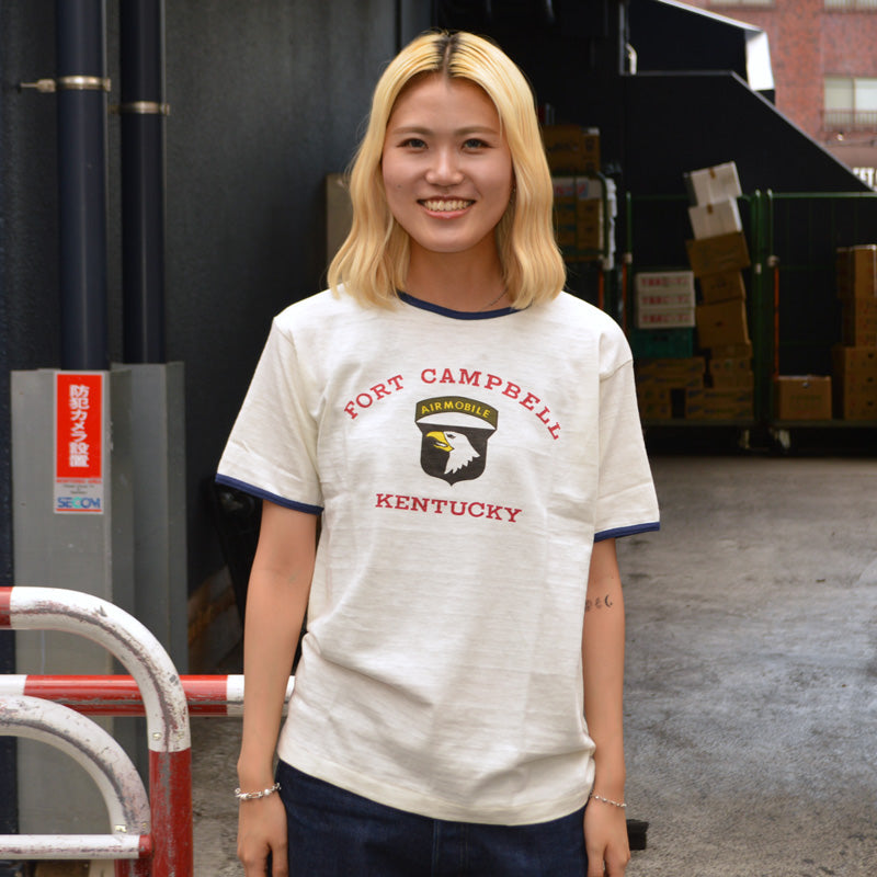 WAREHOUSE "4059 FORT CAMPBELL" Ringer T-shirt