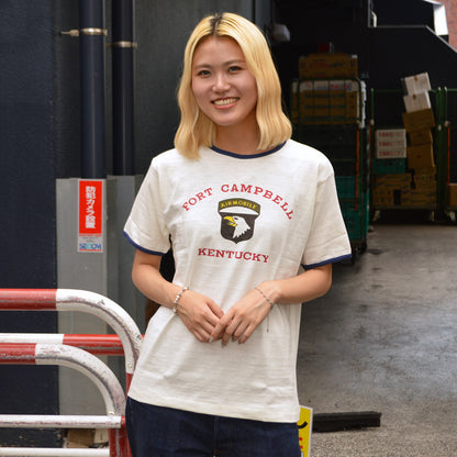 WAREHOUSE "4059 FORT CAMPBELL" Ringer T-shirt