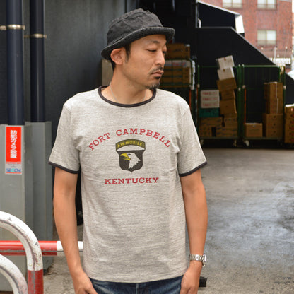 WAREHOUSE "4059 FORT CAMPBELL" Ringer T-shirt