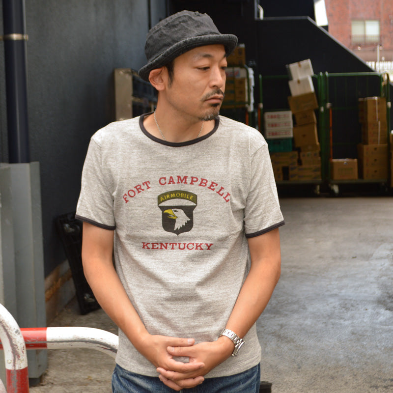 WAREHOUSE "4059 FORT CAMPBELL" Ringer T-shirt