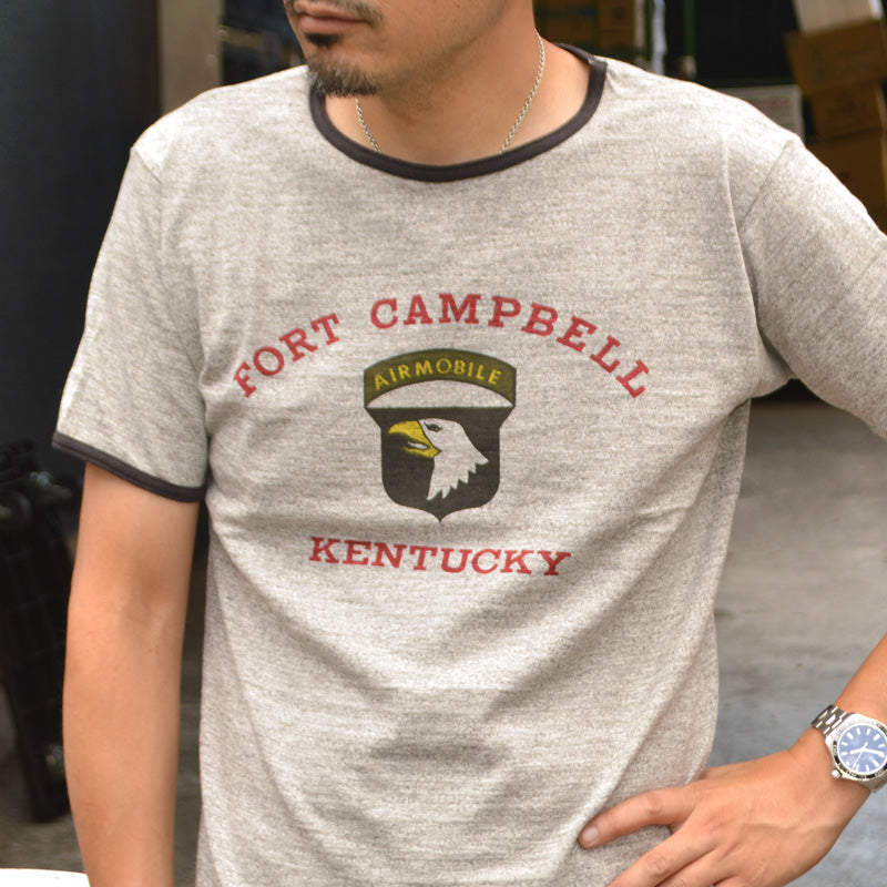 WAREHOUSE "4059 FORT CAMPBELL" Ringer T-shirt