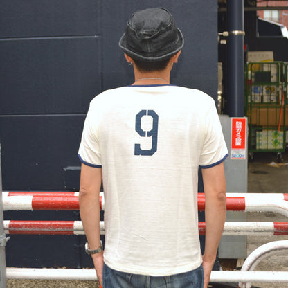WAREHOUSE "4059 SKYLARKS" Ringer T-shirt