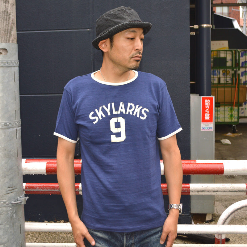WAREHOUSE "4059 SKYLARKS" Ringer T-shirt