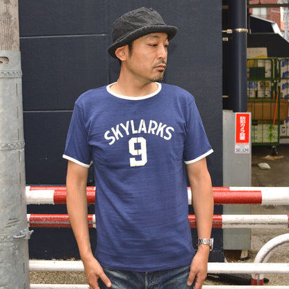 WAREHOUSE "4059 SKYLARKS" Ringer T-shirt